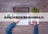 区块链公司翼比特[翼比特e12挖什么币]